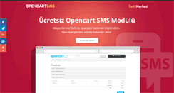 Desktop Screenshot of opencartsms.com